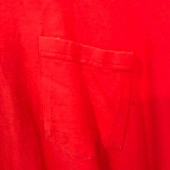 Relaxed Fit Perfect T Shirt w/ Pocket . Size: XXL .. {50-52} . Hanes . Pre Owned - Picture 4 of 4